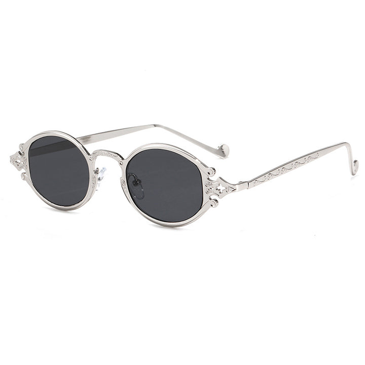 Modische Sonnenbrille mit Eleganter Geschwungener Fassung Karnz
