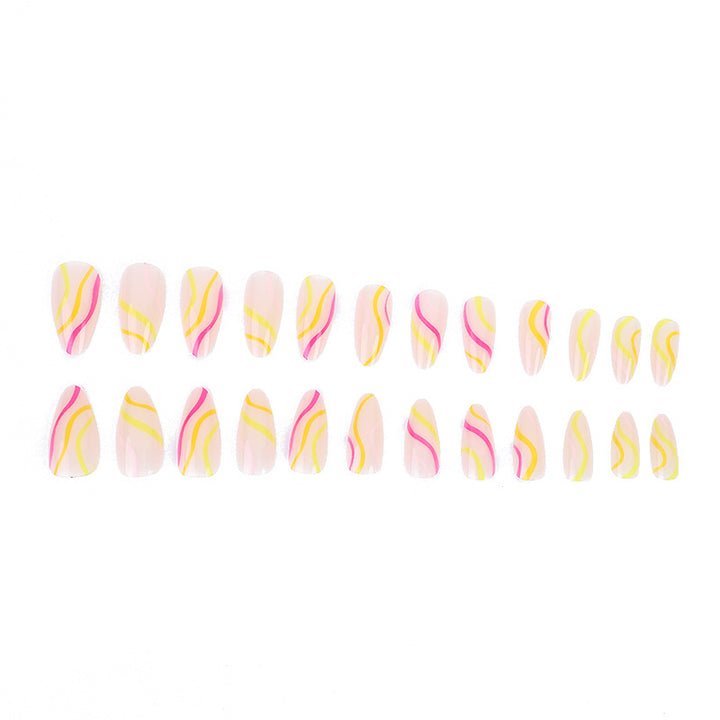 Künstlerisches Stiletto-Nagelkunst-Design