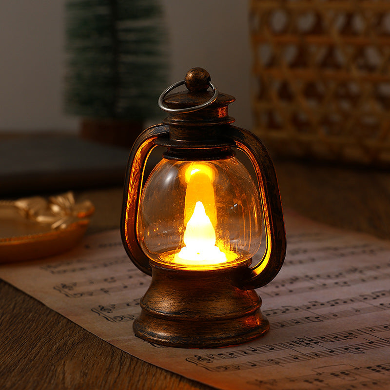 Nostalgische Laterne mit LED-Beleuchtung Karnz
