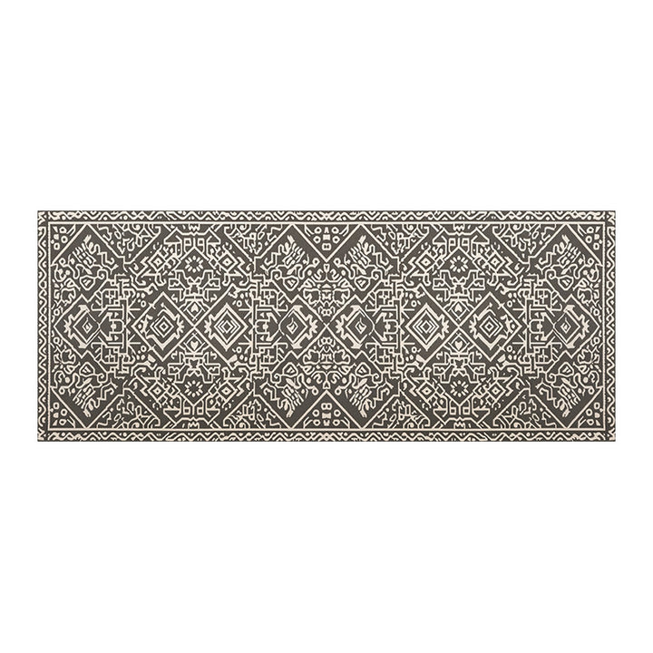 Vintage-inspirierter geometrischer Teppich Karnz