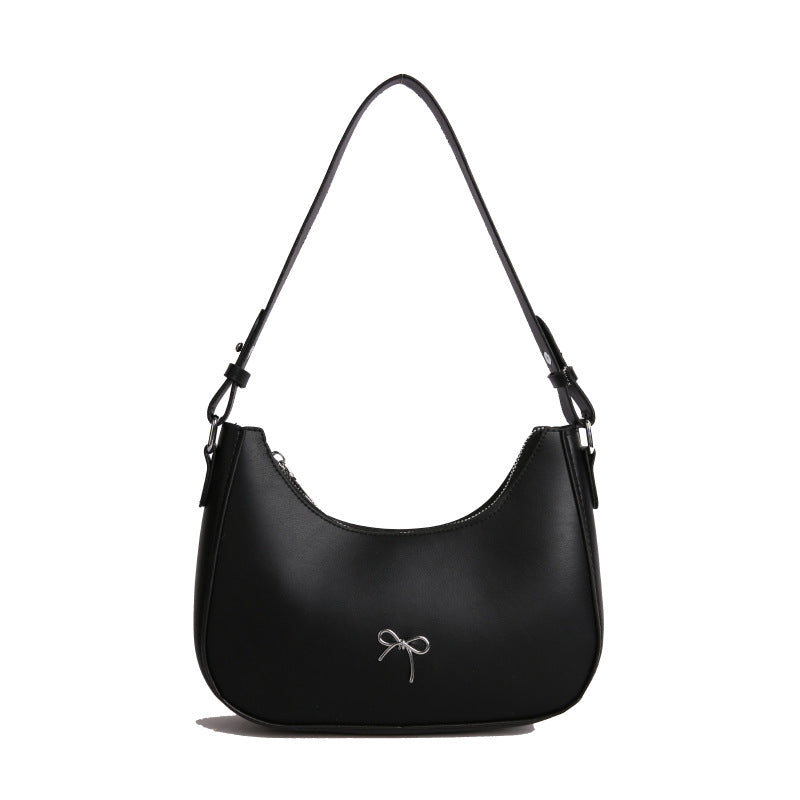 Stylische Bow Detail Schultertasche Karnz