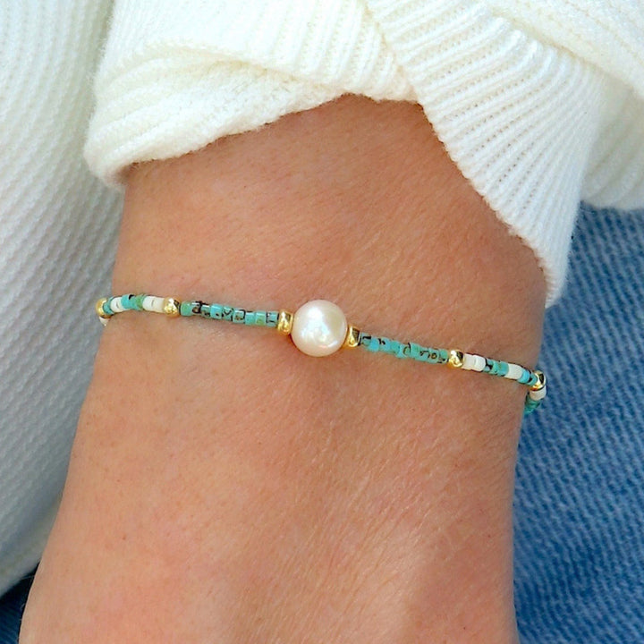 Stylische Perlenarmband Karnz