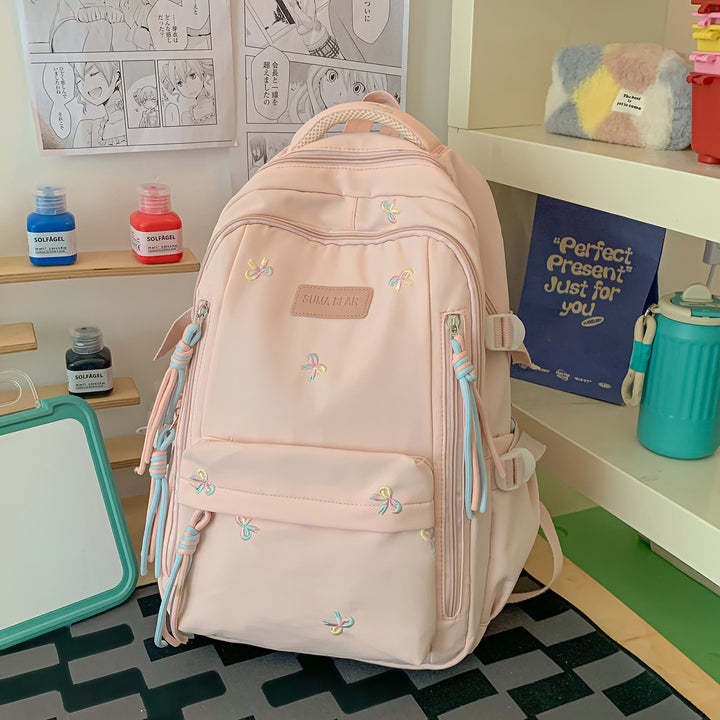 Stylische Bestickte Schulrucksack Karnz