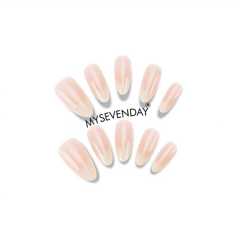 Elegante mandelförmige Press-On-Nagelspitzen Karnz