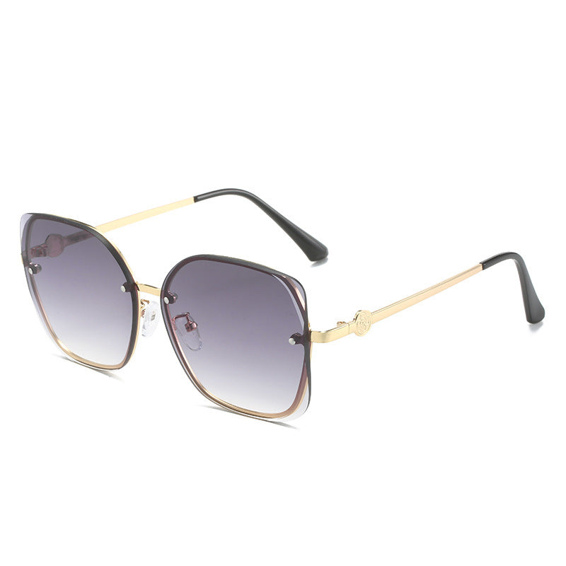 Bold Übergroße Geometrische Sonnenbrille Karnz