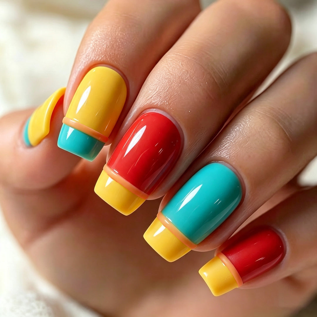 Farbenfrohe Nail Art Verbesserungen Karnz