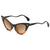 Damen Cat-Eye Sonnenbrille mit verspiegelten Gläsern und elegantem Detail Karnz