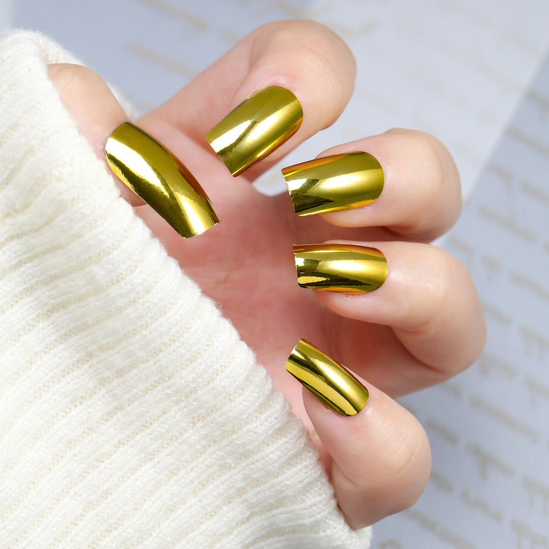 Premium Spiegel Finish Nagelkunst Tipps Karnz