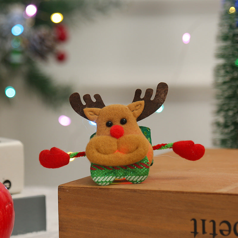 Kreative Weihnachtswristband mit Schneemann-Motiv Karnz