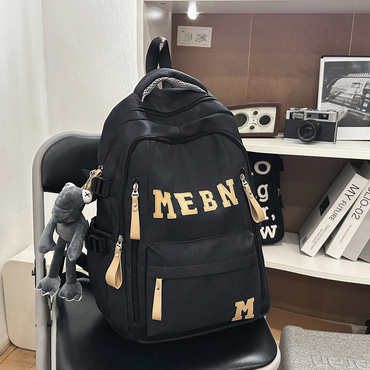 Trendiger Buchstaben-Stickerei Rucksack