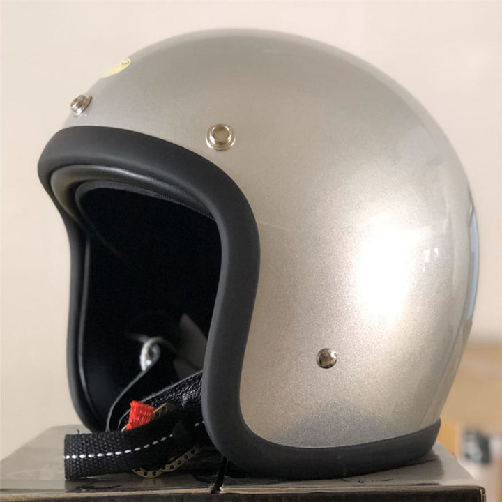 Retro Open-Face Motorradhelm Karnz