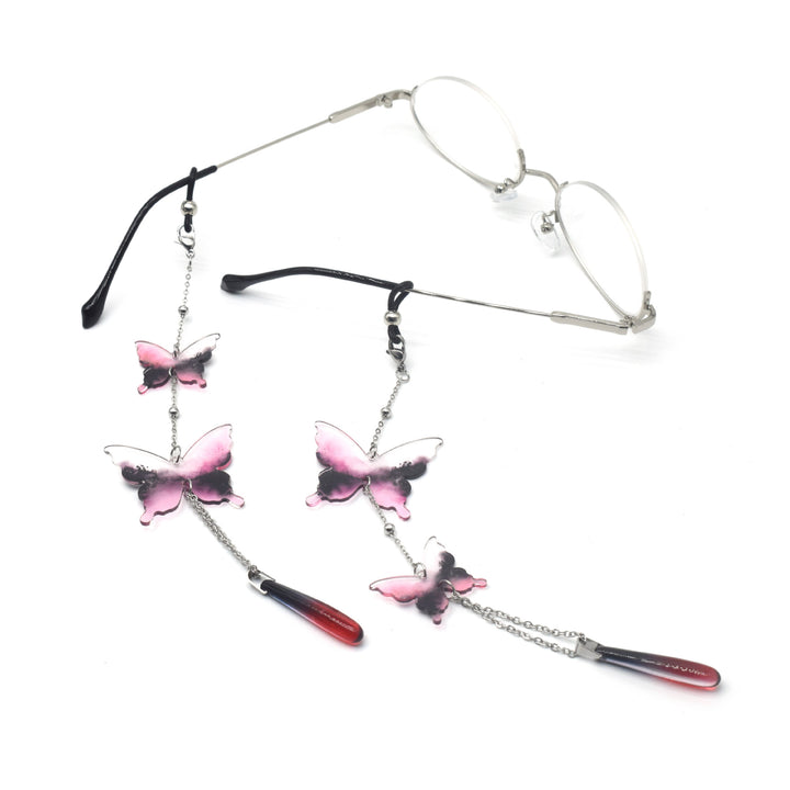 Künstlerische Schmetterlings Brillen Kette Karnz