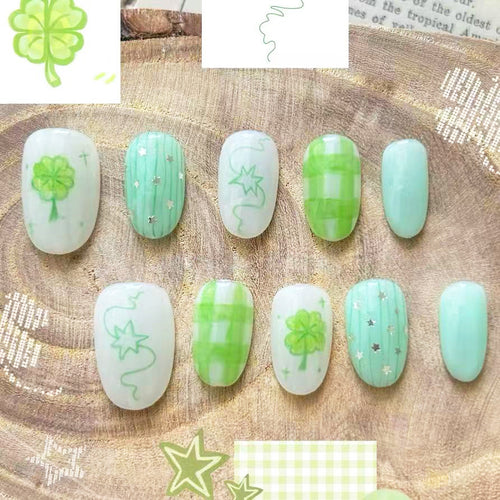 Dekorative von der Natur inspirierte Druck-Nägel