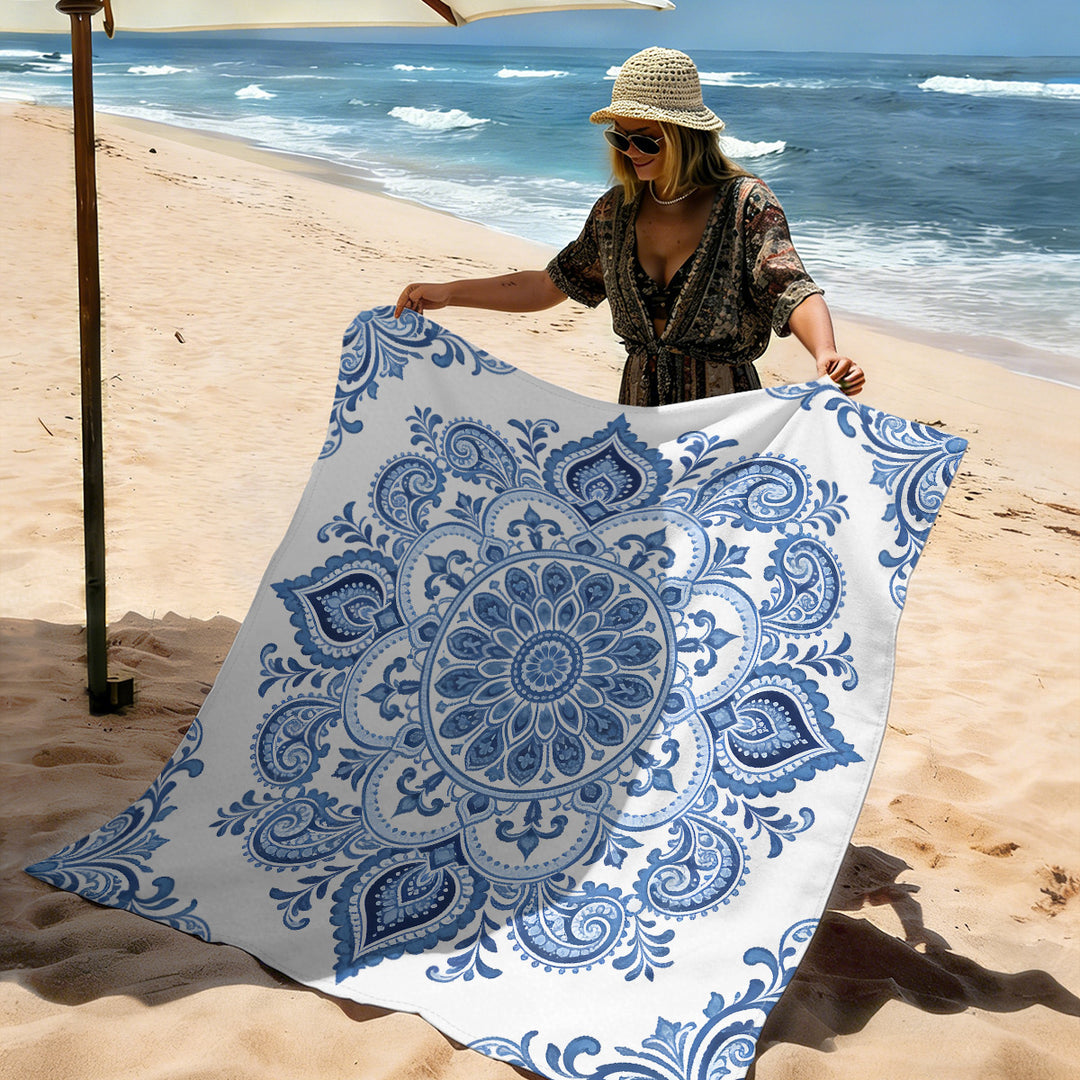 Mandala Design Strandmatte Karnz