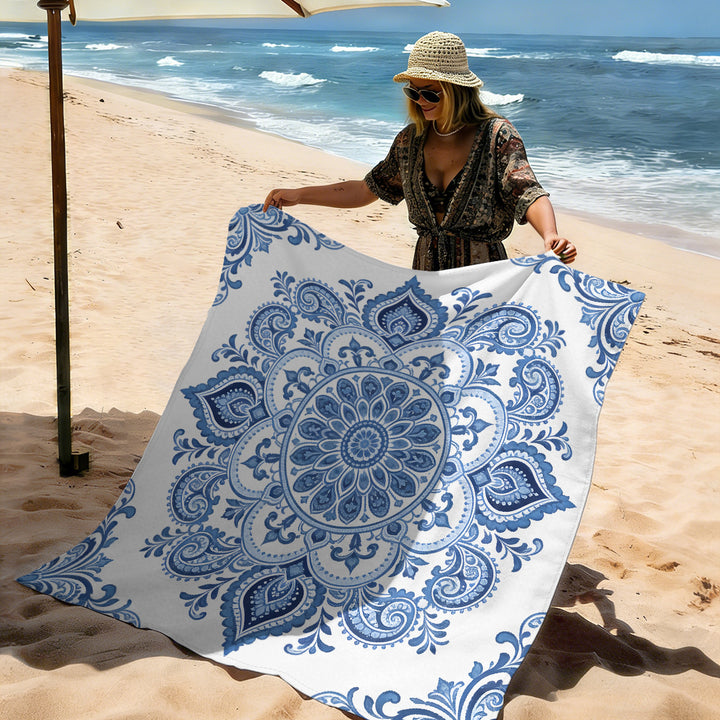 Mandala Design Strandmatte Karnz