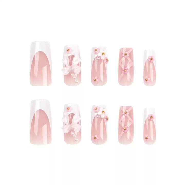 Elegantes dekoratives Nagelkunst-Set