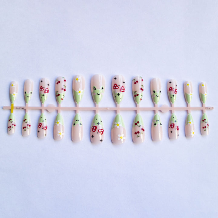 Künstlerisches Floral-Nagelkunst-Design-Kit  1790957892