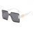 Damen oversized Sonnenbrille mit einzigartigem Rahmen Karnz