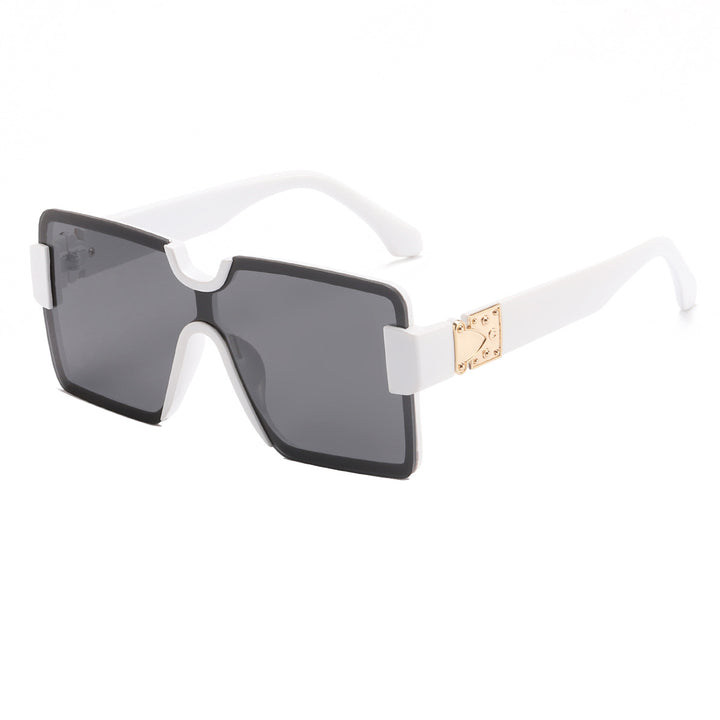 Damen oversized Sonnenbrille mit einzigartigem Rahmen Karnz