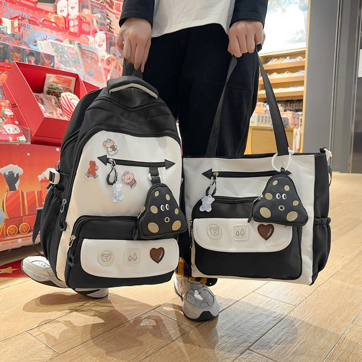 Verspielter Tier-Themen Mehrfach-Taschen Rucksack Karnz