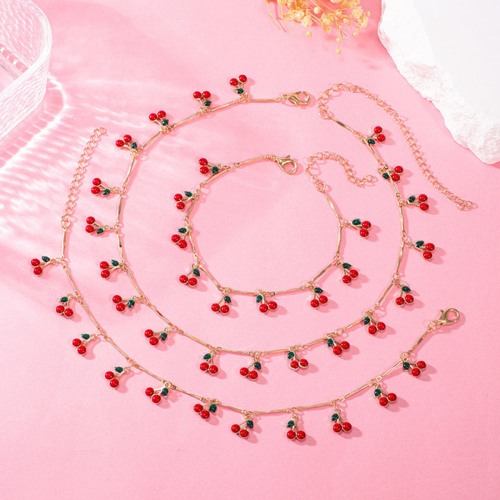 Kirschenblüten Charm-Armband Karnz