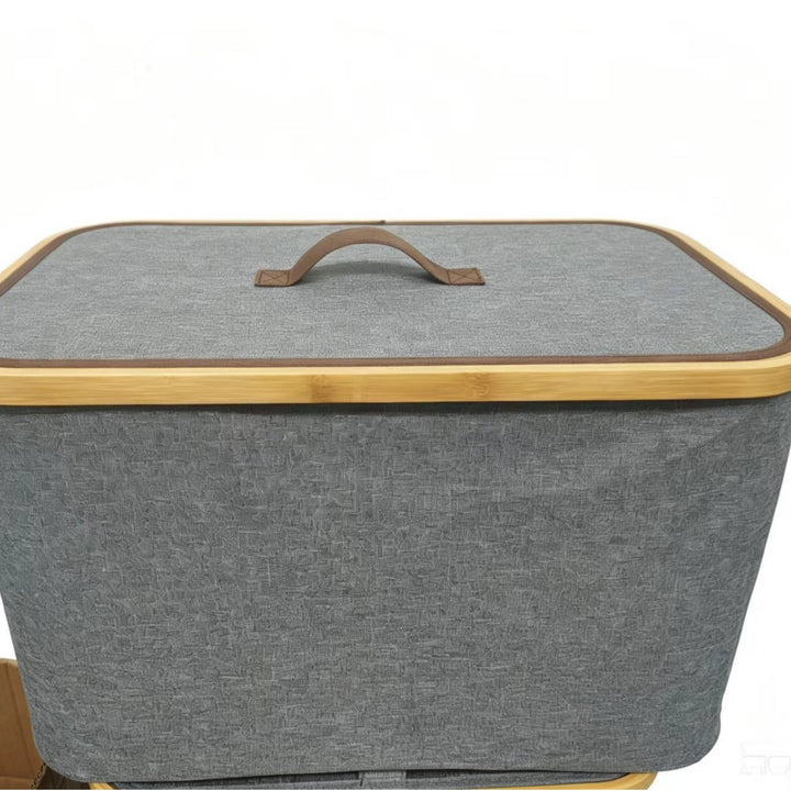 Aufbewahrungsboxen mit Eleganten Bambusakzenten Karnz