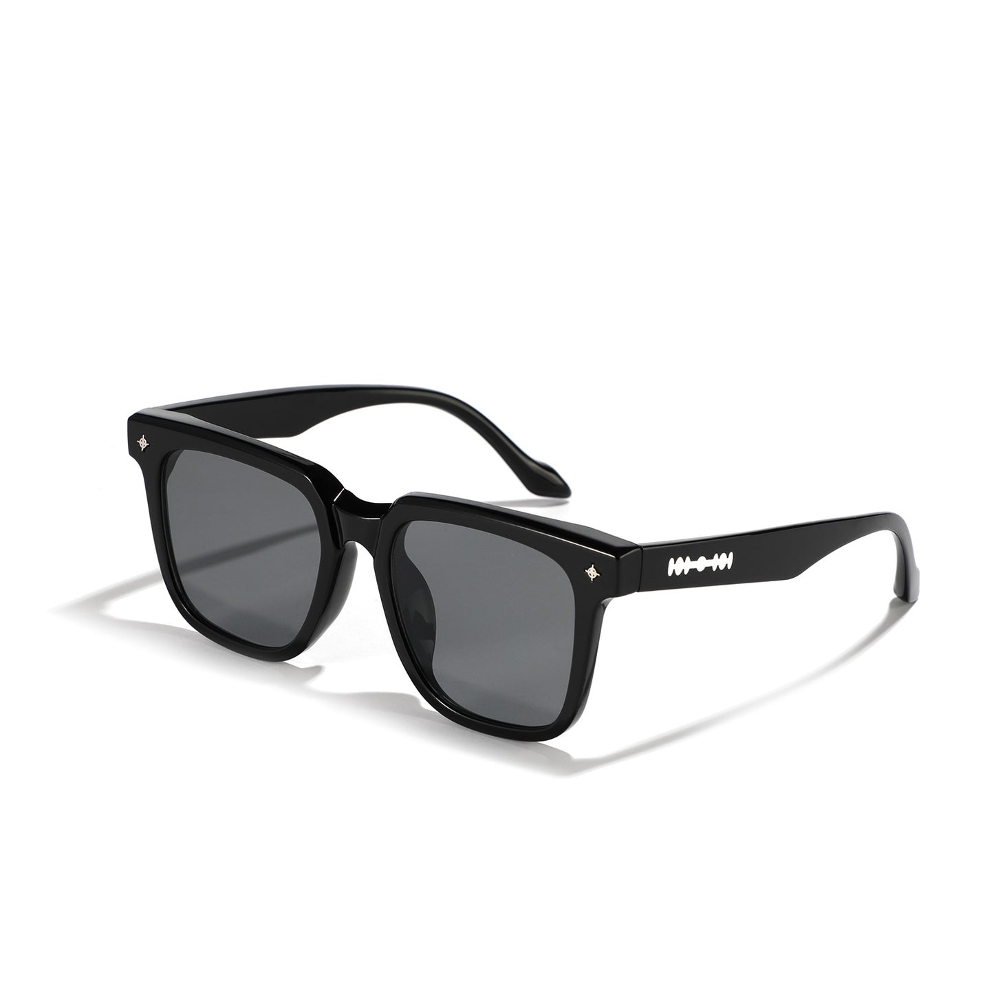 Damen modische quadratische Sonnenbrille mit stilvollem Schildpatt-Design Karnz