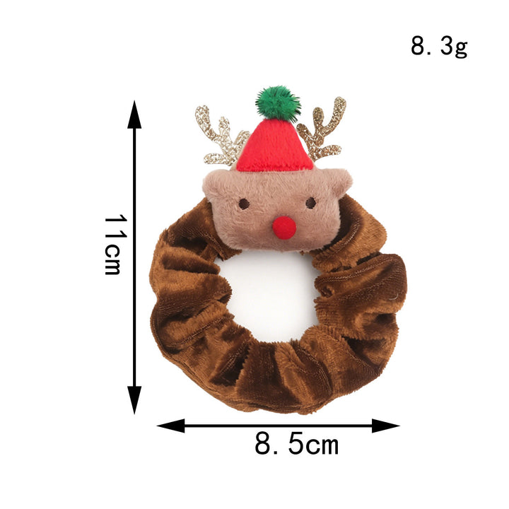 Weihnachtsgeschenk Haargummi mit Schleife