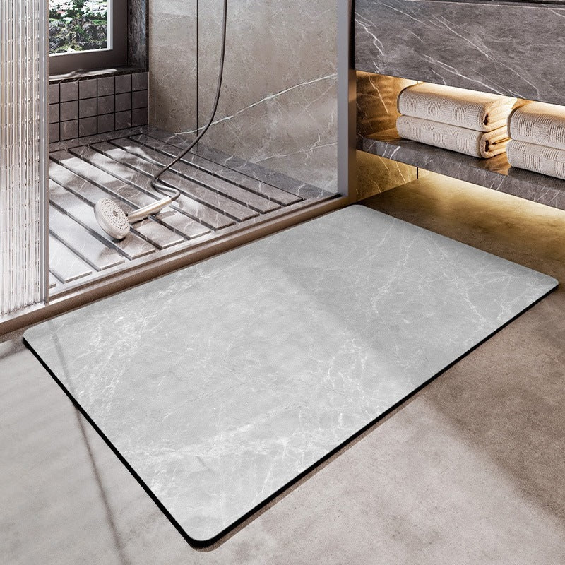 Luxurious Marble Design Bath Mat Karnz