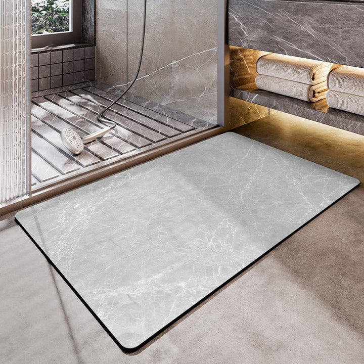Luxurious Marble Design Bath Mat Karnz