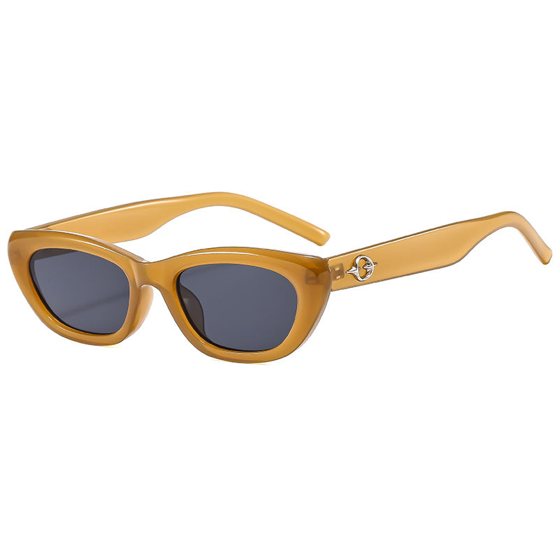 Damen exklusive Cat-Eye-Sonnenbrille mit stilvollen Details Karnz