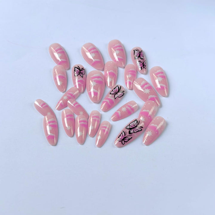 Künstlerisches Schmetterling Nail Art Set  1790958181