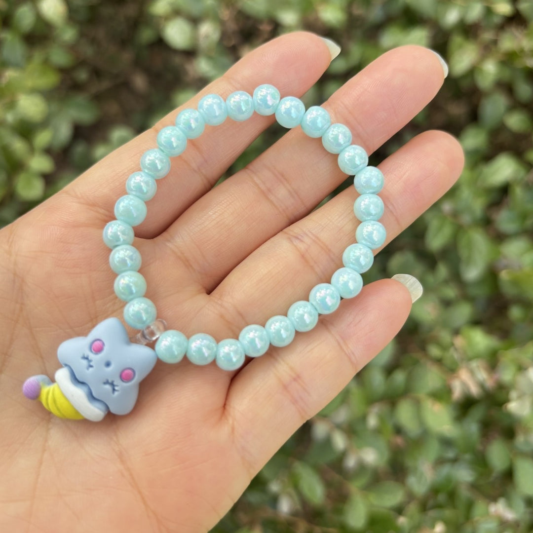 Süßes Armband mit Elefantenanhänger Aus Glas Karnz