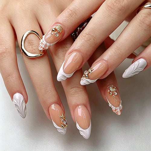 Elegante dekorative Press-On Nails Kollektion Karnz