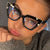 Damen Cat-Eye Sonnenbrille mit luxuriösem Motiv und schützendem UV-Filter Karnz