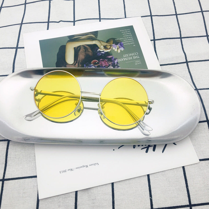 Modische Runde Sonnenbrille Karnz