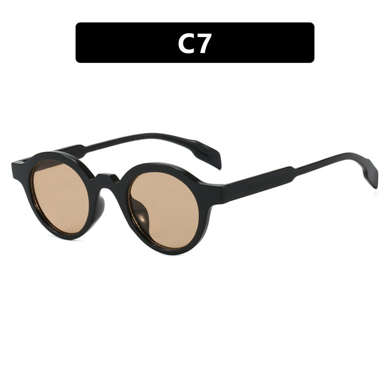 Damen modische runde Sonnenbrille mit hochwertigem, flexiblem Rahmen Karnz