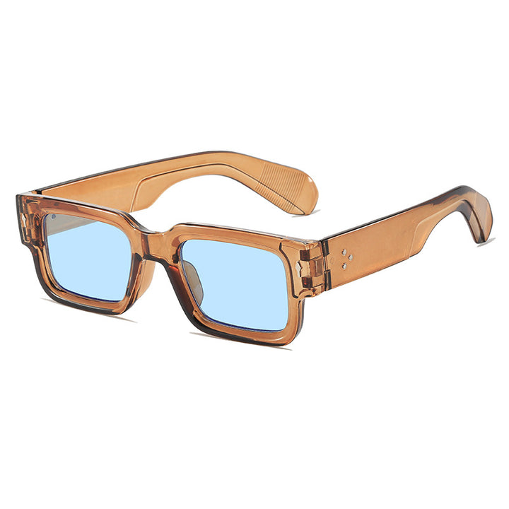Stylische Rechteckrahmen Sonnenbrille Karnz