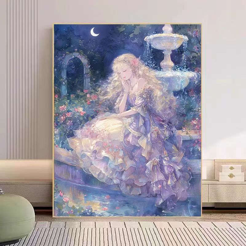 Traumhafte Fantasy-Illustration Wandkunst Karnz