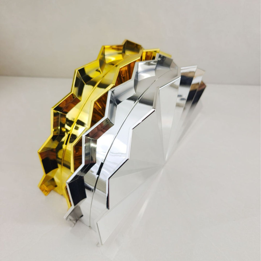Art Deco inspirierte geometrische Clutch