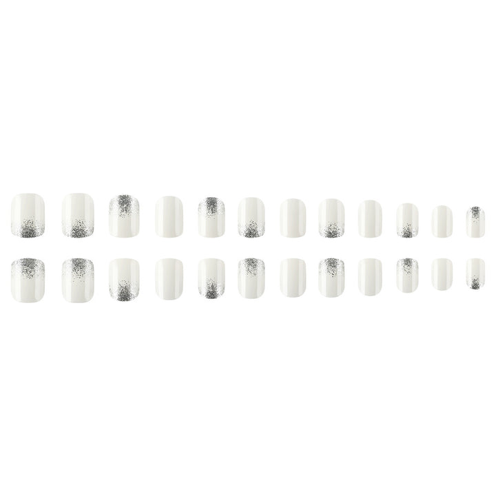 Elegantes Glitter-Spitze Nail Art Set Karnz