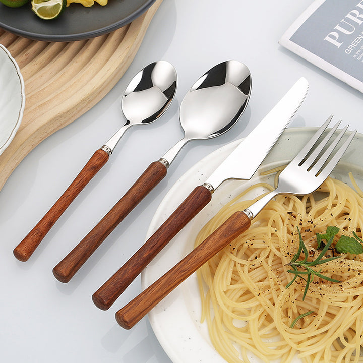 Eleganter Esslöffel mit Ergonomischem Holzgriff Karnz