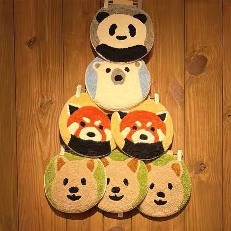Panda-Themen Plüschbodenmatte Karnz