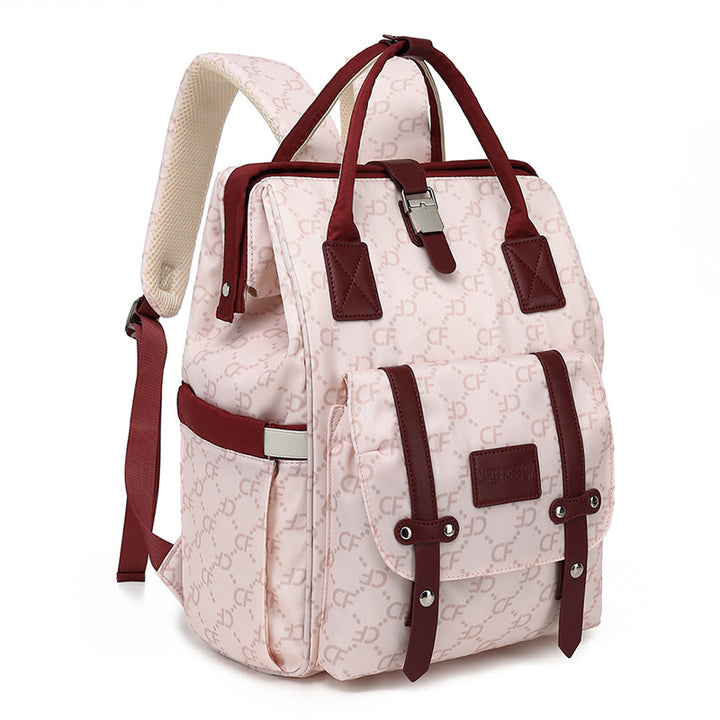 Stylischer Mehrfach-Taschen Bogen Rucksack Karnz