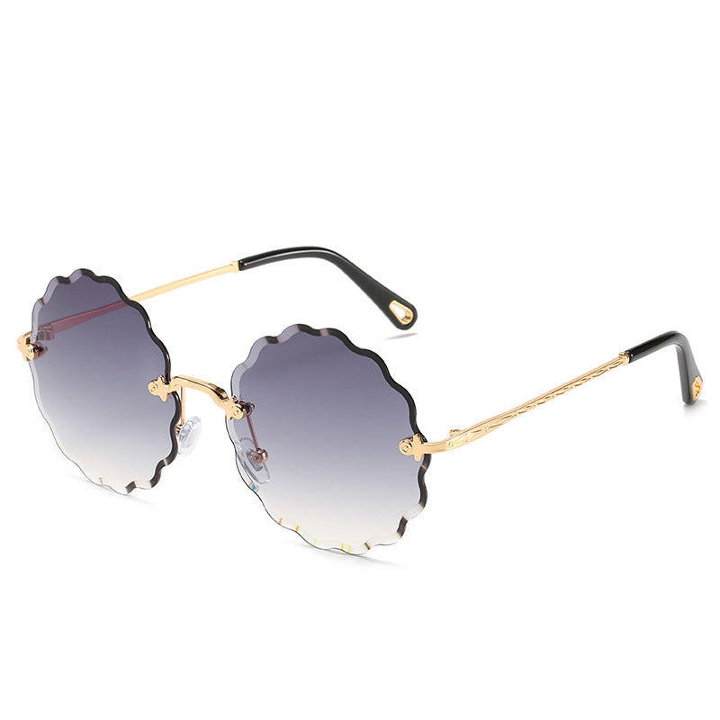 Florale-Form Rahmen Sonnenbrille Karnz