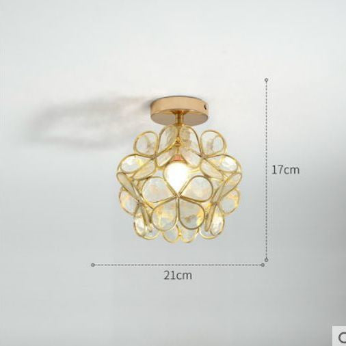 Vintage Glas Flush Mount Licht