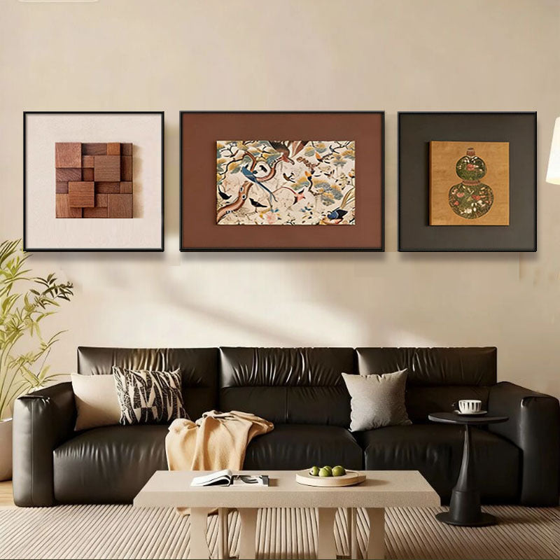 Dekorative Wandkunst Trio