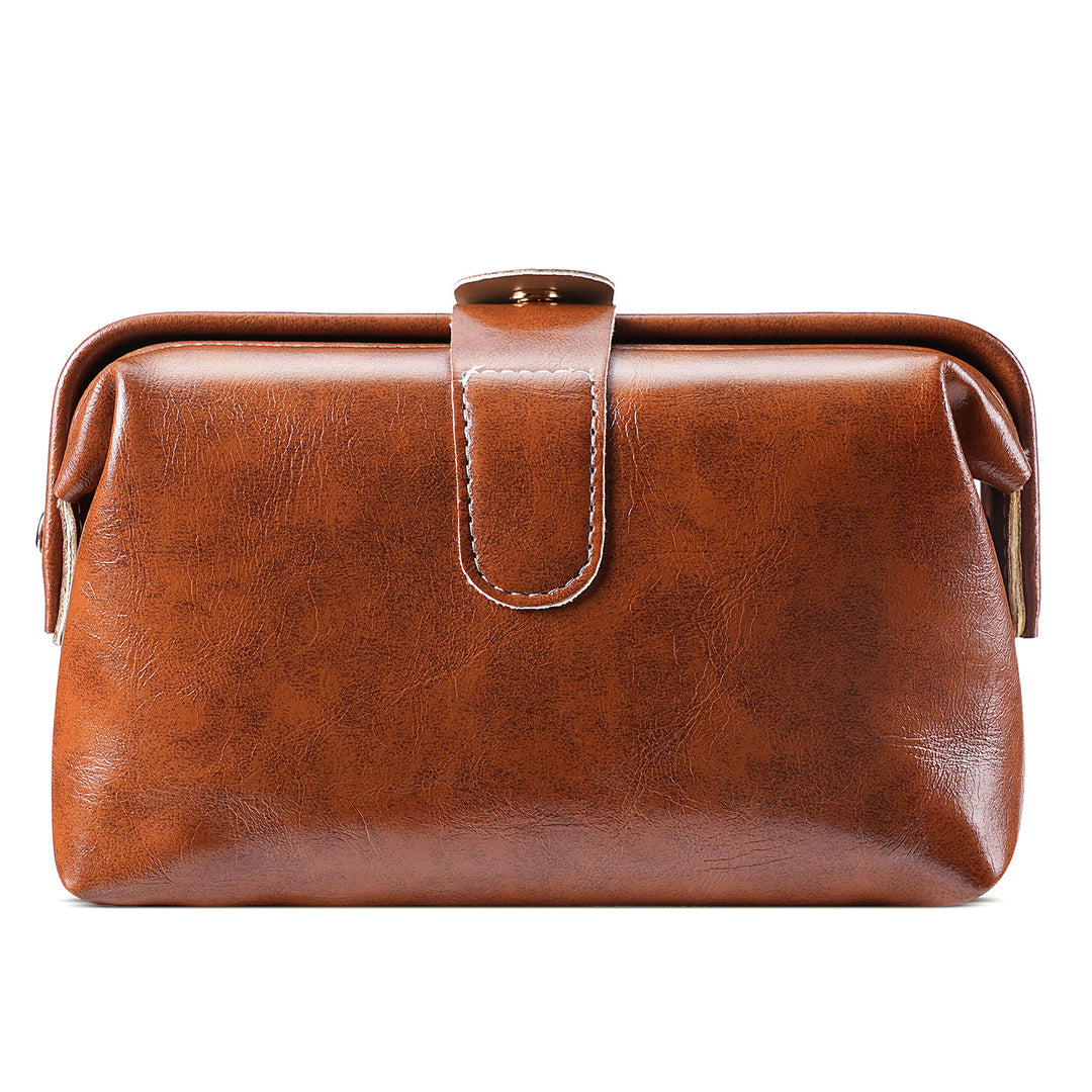 Vintage Leder Kosmetikbox