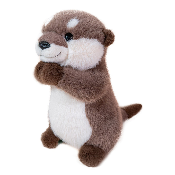 Plüsch Interaktives Otter Plüschtier mit Luxuriösem Weichen Fell und Posierbaren Pfoten Karnz