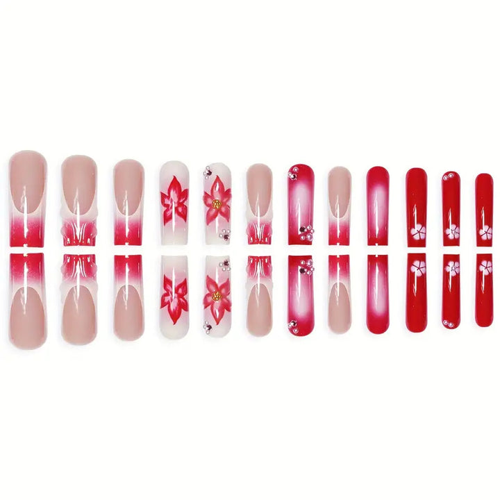 Künstlerisches Gel Floral Nagelkunst Karnz